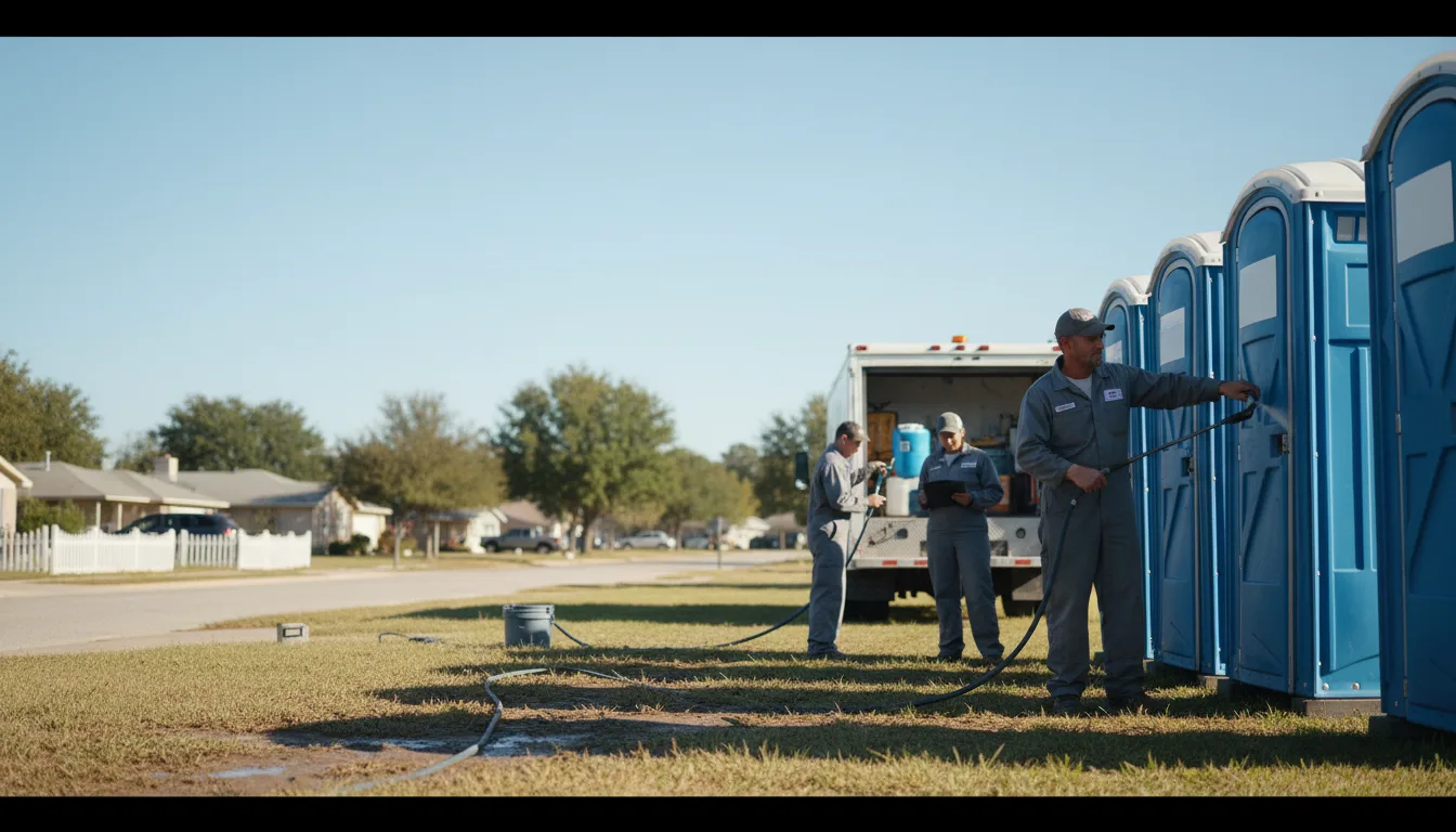 Long-Term Portable Toilet Rental in Houlka, MS near me